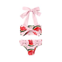 Clothing Sets Citgeett Summer Kids Girls Watermelon Swimwear Swimsuit Bikini Bathing Suit Swimming Beachwear Cute Set 230331