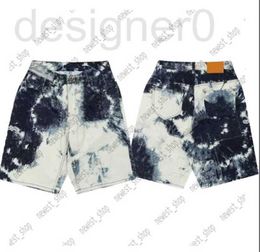 Men's Plus Size Shorts popular 23SS summer Mens Men women designer Denim Short pant DenimS tie dye Letter print pants Spring black blue green M-XXL ZS5N