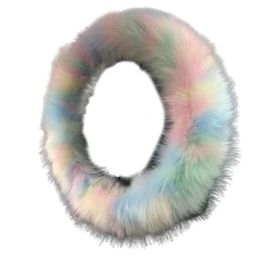 Steering Wheel Covers Fashionable Universal 14 Inch Auto Cover Buffer Vibration Car-styling Breathable Fluffy Comfortable GripSteering