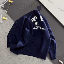 Men's Sweaters popular Sweater Designer Baseball Jacket Winter Jacquard Letter Wool Knitted Coat Mens and Womens Warm Sweatshirt Casual Shirt Fashion Loose Top T44G