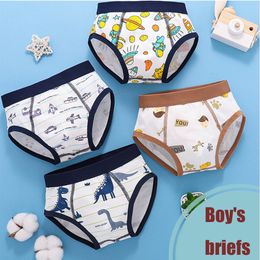 Panties Children Boys Boxer Briefs Cotton Underwear Small Medium Big 1215 Years Old Teenager Shorts Breathable M L XL 2XL3XL 230331