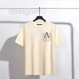 Men's T-Shirts popular Classic Clothing Designer 2022 Summer and Women's Cotton T Shirts Loose Couples French Simple Letters Hip Fashion Short Sleeves XIOV