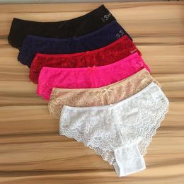 Women's Panties 3 pieces/batch Women's lace underwear Cotton sexy transparent underwear Women's underwear 230331