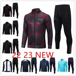 22 23 ALEMANHO Soccer Tracksuit Long Zip Jacket Conjunto Kroos Gnabry Werner Gotze Brasil Sportswear Football Cirl