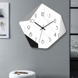 Wall Clocks Modern Simple Clock Living Room Decoration Home Abstract Hanging Nordic Quartz