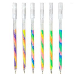 Sparkly Gel Pens Gradient Ink Pen With Low Bleed Fine Point Retractable Waterolor For Highlighting On Markers Paintings