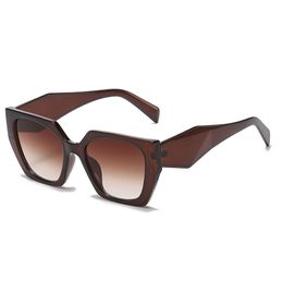 Newest models sunglasses polarized sunglasses ins style personality sunglasses female fashion cat glasses frame wide mirror legs sunglasses UV protection