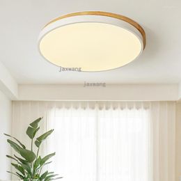 Ceiling Lights Nordic Wood Geometry Lamp Japanese Creative Led Bedroom Living Room Household Stair Light