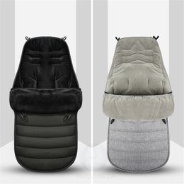 Sleeping Bags Winter Thick Warm Baby Sleepsack Envelope For born Infant Windproof Stroller Cushion Footmuff Pram 230331