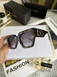 2023 Luxus-Sonnenbrille Designer 9292 Marke Mode-Sonnenbrille tragbare lässige übergroße Rahmen-Sonnenbrille Outdoor-Brille für Männer und Frauen