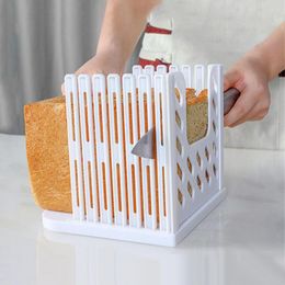 Baking Tools Bakeware Bread Slicer Multi Use Toast Cutting Tool Long Lasting Loaf Cutter Rack For Kitchen Support Stand