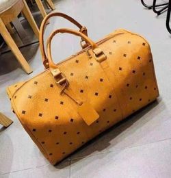 Cosmetic Bags Cases Designers fashion duffel bags luxury men female travel bags leather handbags large capacity holdall carry on luggage overnight tote bag