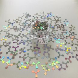 Nail Glitter PrettyG 1oz Pack Fan Blade-Boomerang Shape Laser For Resin DIY Making Body Art Craft Makeup Decoration Accessories