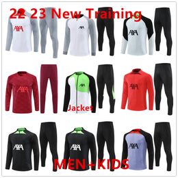 2023 Nuovi tracce di tracce Top Qualitt Soccer Soccer Allenamento Sust 22 23 23 uomini e bambini Traccetti da calcio Giacca jogging kit sopravvivenza piede chandal tuta da