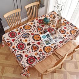 Table Cloth Printing Mediterranean Cafe Coffee Cover 38AJDT01