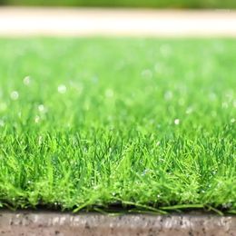 Decorative Flowers Outdoor Simulation Turf Artificial Green Lawn Whole Roll Cutable Plant Wall Fake Grass One Square Metre 15mm