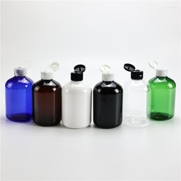 Storage Bottles Multicolor 300ML X 20 Shampoo Chunky Plastic With Flip Top Cap Empty Shower Gel Cosmetics Lotion PET Packaging Container