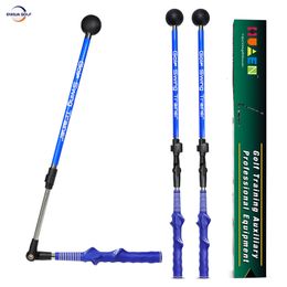Weitere Golfprodukte Swing Trainer Exerciser Aid Verstellbares tragbares Training zur Verbesserung der Scharnier-Unterarmrotation Schulter-Drehlicht 230331