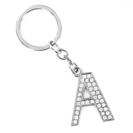 Keychains Friendship Keychain Capital Alphabet Ring Letter Symbol Resin Molds Car Women Bag Charm Crystal Pendant Goodie Fillers