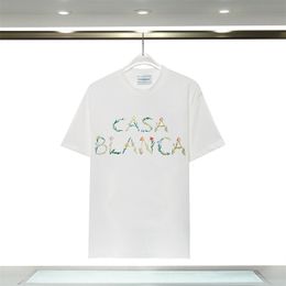 Casablanca T shirts Designers T-shirts Tees Apparel Tops Man S Casual Chest Letter Shirt Luxury Clothing Street Shorts Sleeve Clothes 450
