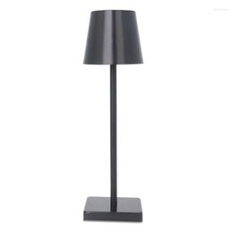 Table Lamps Living Room Bedside Lamp Restaurant Bar Outdoor USB Rechargeable Black