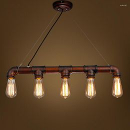 Pendant Lamps Edison Personalized Bar Lighting Counter Loft Style Vintage Lights Water Pipe For Warehouse