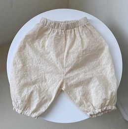 Trousers 2023 Baby Girls Lace Pants Summer Cototn Soft Babys