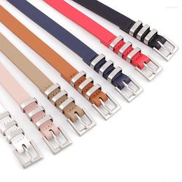 Belts Fashion For Young Students Pu Women's Pin Buckle Decoration Thin Belt With All Kinds Of Girl's Pants