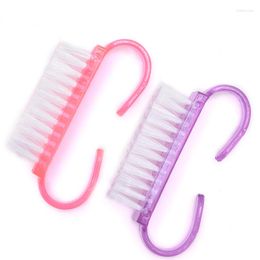 Nail Brushes Soft Remove Dust Top Cleaning Brush Tools File Art Care Manicure Pedicure Small Angle Clean For Makeup