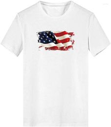 Men's T Shirts Mens T-Shirt US Flag Tee Athletic Muscle Build Tactical American Patriotic Cool Breathable All Cotton Short Sleeve Tshirt