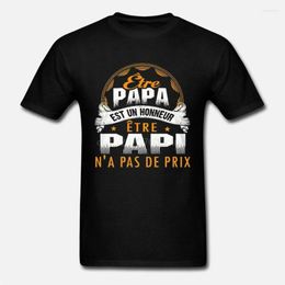 Men's T Shirts Latest Papi - Etre Papa Est Un Honneur N'a Pas De Prix T-shirt Elegant