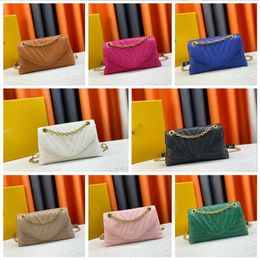 New Designer Shoulder bag women chain Purse WAVE V-joint handbag High Quality pu leather crossbody package Lady Tote 24CM M58550 M58664 M58549