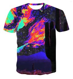 Men's T Shirts 3D Fashionable Printing Pattern Design Geometry T-shirt Fashion Street Style Summer Short Sleeve Top Cool S-6xl