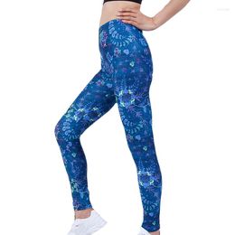 Women's Leggings CHSDCSI Push Up Leggins Fitness Stretch Sport Women Printed High Waist Pants Female Quality Polyester Elastic