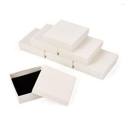 Jewellery Pouches Rectangle/Square Marble Paper Cardboard Gifts Box For Necklace Bracelet Rings Carton Packaging Storage Display
