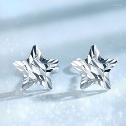 Stud Earrings Birthday Gift Pt999 Platinum Earring Women's Star Simple Fashion Romantic Ear Hook Car Flower 950