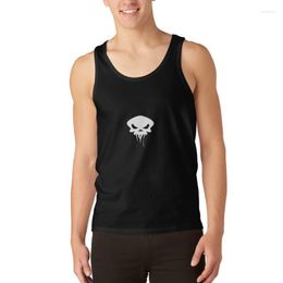 Men's Tank Tops Black Hole Sun Skull Top Sleeveless Vests Summer Men's Vest Men