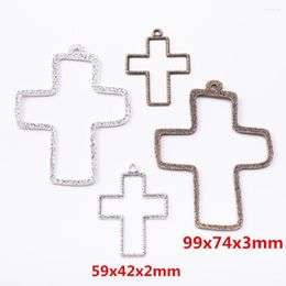 Charms 2/5pcs Cross Vintage Ancient Zinc Alloy Pendant Suitable For DIY Bracelet Necklace Metal Jewellery Accessories 7325-7327