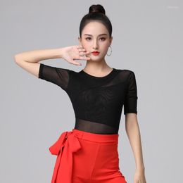 Stage Wear Female Body Training Clothing Summer Dance Practise Latin Suit National Standard Modern Ballroom One