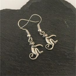 Dangle Earrings Monkey / Jewellery Animal Lover Gift Cartoon Drop