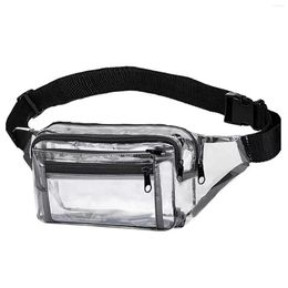 Waist Bags Women Concert Festival Running Camping Clear Waterproof Travel Phone Holder Outdoor Sports Fanny Pack Belt Bag PVC Hiking