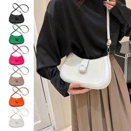 Evening Bags Women Summer Flap Shoulder Bag PU Leather Solid Colour Crossbody Phone Lady Girl Travel Dating Shopping Handbag Satchel Purse