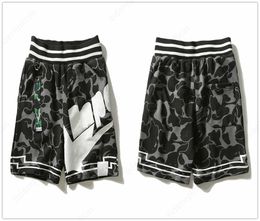 Mens Shorts Designer Shorts Men Swim Shorts Beach Trunks for Swimming Street Hipster Hipster Letter Print Mesh Shark Camo Glow-in-the-dark Sports Shorts Fitness