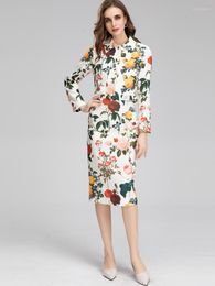 Work Dresses Red RoosaRosee Twinset Classical Floral Print Long Sleeve Short Coat Pencil Skirt Women Autumn 2023 Suit Fashion Vacation Sets