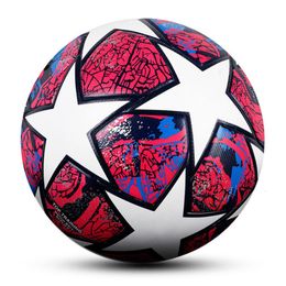 Balls High Quality Soccer Ball Professional Size 5 PU Material Seamless Football Balls Goal Team Training Match Sport Games Futbol 230428