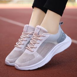 Women Flats Shoes Breathable Mesh Platform Sneakers Women Soft Ladies Casual Shoes Woman Sock Flats White Sneakers