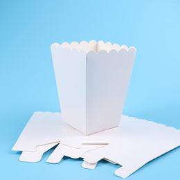 Gift Wrap 50 PCS Disposable Snack Cups Popcorn Tub Candy Cardboard Paper Serving Holder Party Cartons French Fry Containers