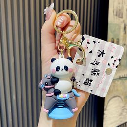 Keychains Horse Pig Dog Panda Keychain Cute Doll Pendant Couple Bag Car