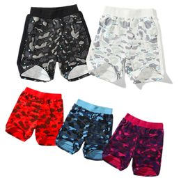 pantalones cortos para hombre pantalones cortos de diseñador hombres pantalones cortos de baño bañadores de playa para nadar street hipster Hipster Letter print Mesh Shark camo Glow-in-the-dark Sports shorts Fitness a1