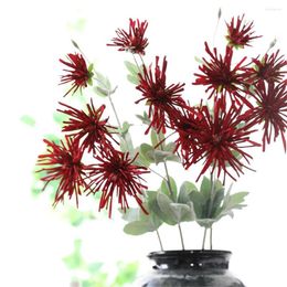 Decorative Flowers Artificial Ornamental Plant Crab Claw Chrysanthemum Drosera Rotundifolia False Bonsai Home Office Decorate